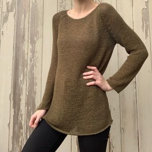 American Apparel Knit Forest Green Sweater